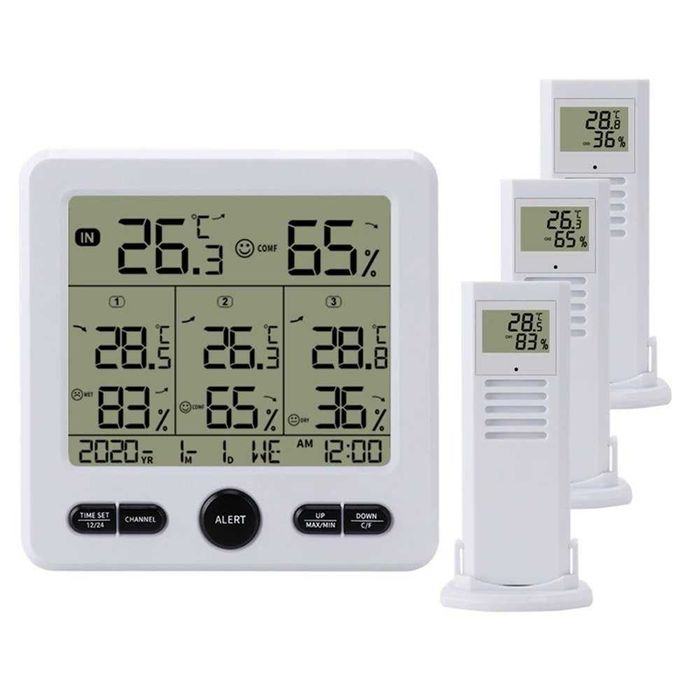 Термометр/Гигрометр Termometr 4х канальный беспроводной