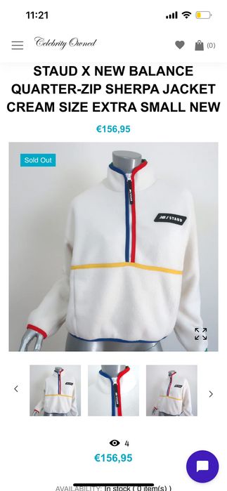 Поларен суитшърт New balance x Staud