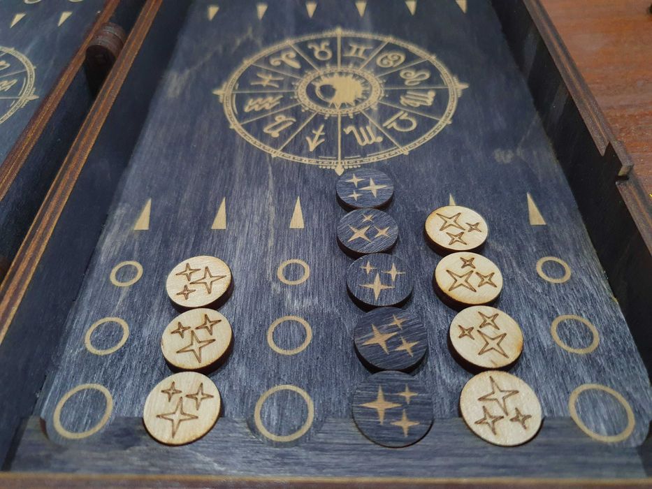 Ръчно Изработена Табла с Зодиакални Символи