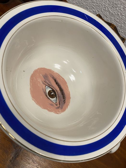 Френски порцеланов нощен съд À la Mariée Sarreguemines 1900 г