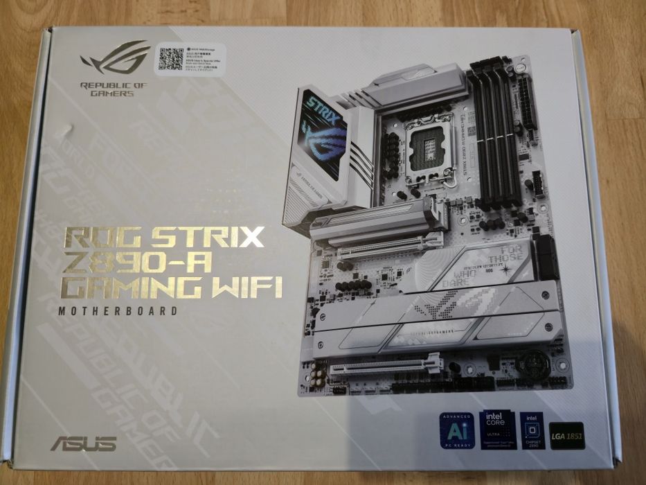 ASUS Strix Z890-A Intel LGA-1851 дъно. Core Ultra.