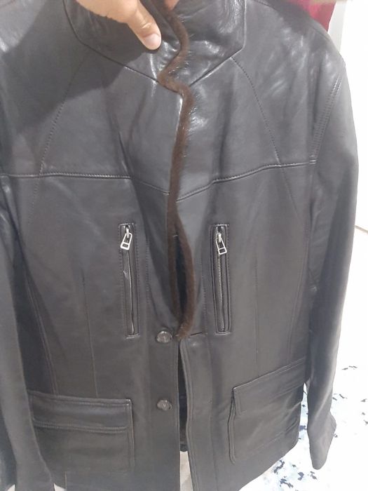 Кожаная  куртка, муж
