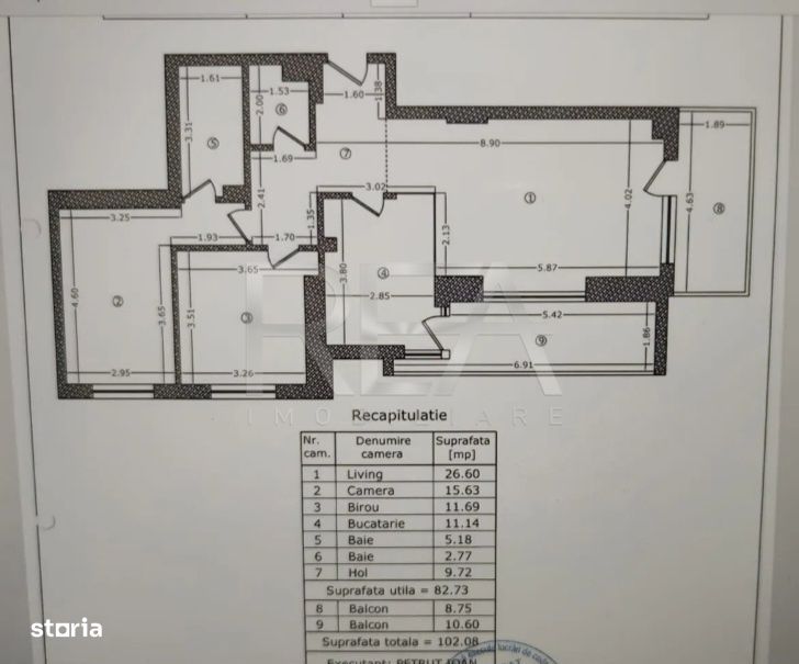 3 camere Colentina decomandat, centrala, parcare, an 2024, 102 mp