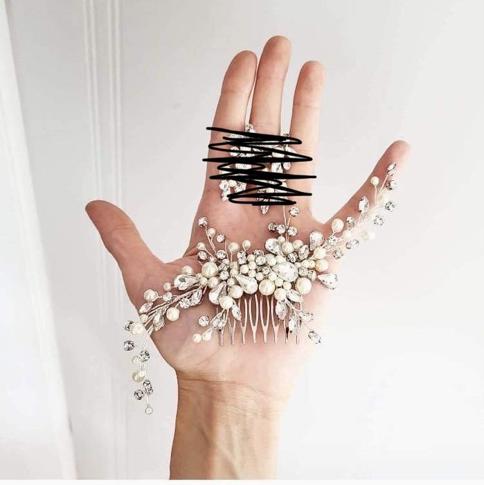 Diadema si cercei mireasa