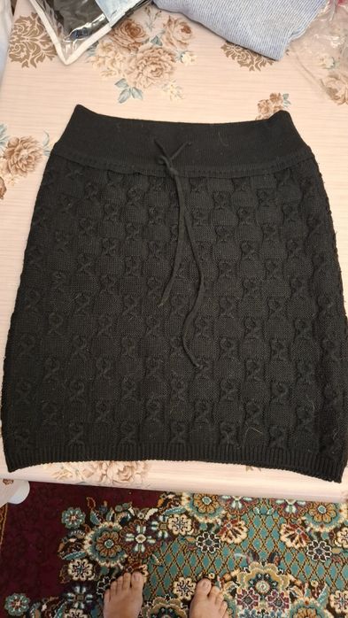 Юбка теплая,клетка на 46-48 размер