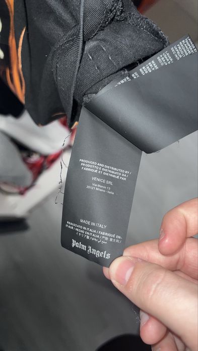 Tricou Palm Angels Firestarter – Marimea XL | Stare excelenta