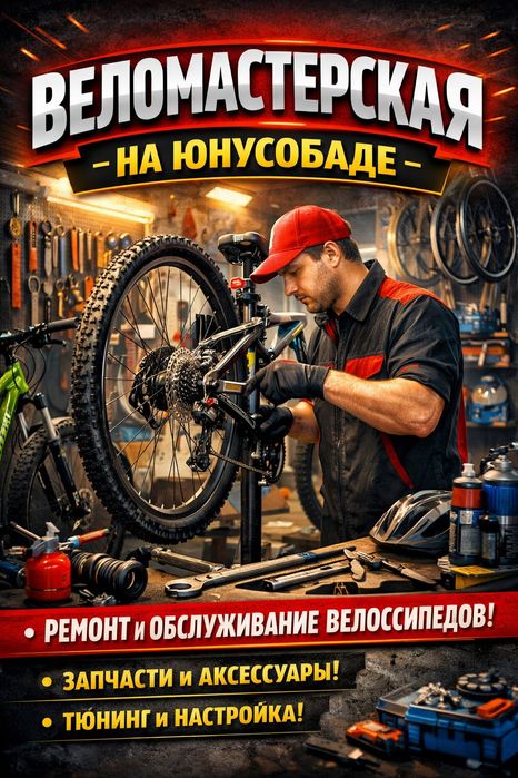 Ремонт велосипедов, веломастер, велосервис.
