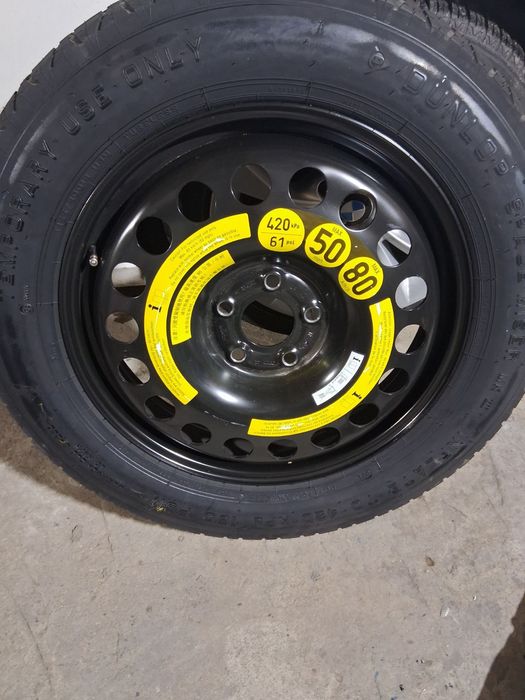 резервна гума патерица за ауди и мерцедес 15,16,17,18,19 и 20 цола