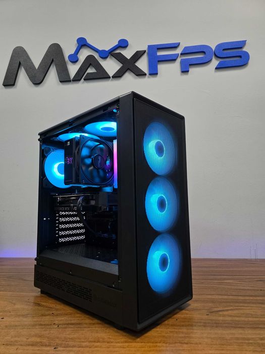 Чисто нов! RTX 5060TI 8GB,Ryzen 7 5700X, 16GB RAM. Геймърски компютър!