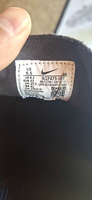 Маратонки nike черни