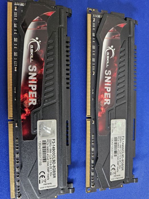 2x4gb ddr3 gskill sniper f3 14900 cl9d-8gbsr