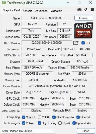 Gaming PC с Ryzen 7 7700X/ 32GB DDR5/ RX 6800 XT 16GB/ 512GB/ 850W