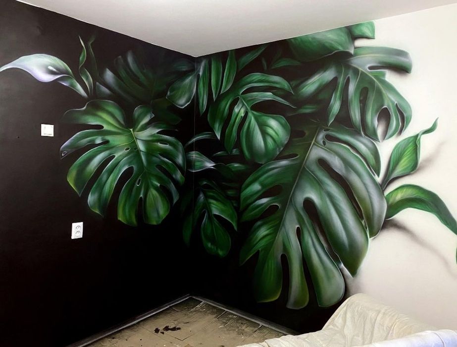 Роспис стен для интерьера