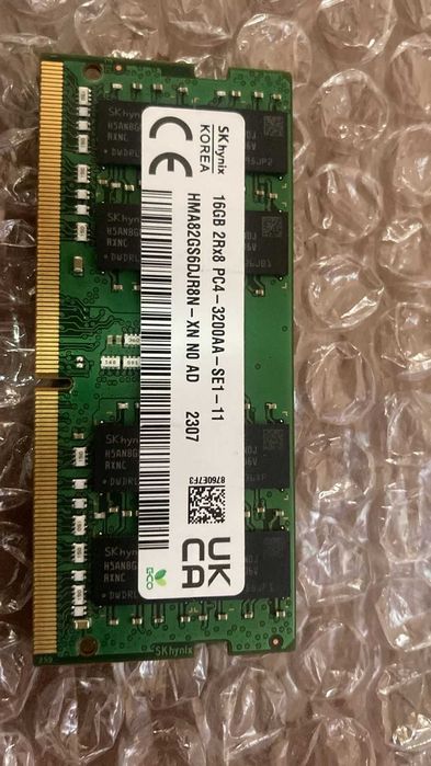 ОЗУ Hynix HMA82GS6DJR8N-XN 16 Гб DDR4 2Rx8 3200Mhz sodimm 2-x ранковая