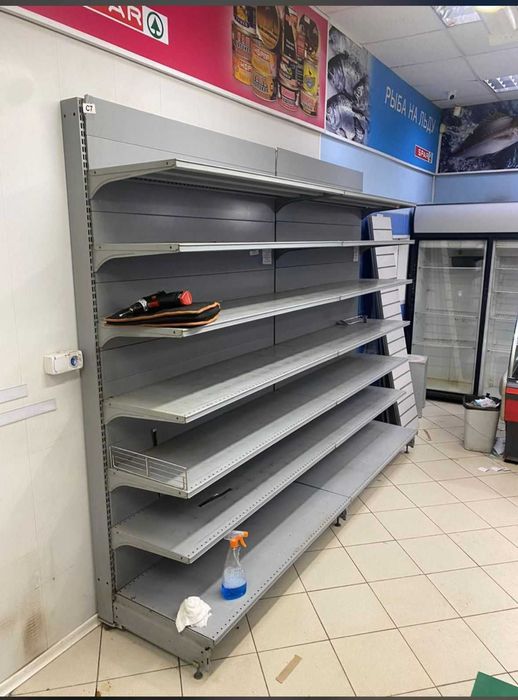 Торговое оборудование мебель полки ветрины стелажи для магазина