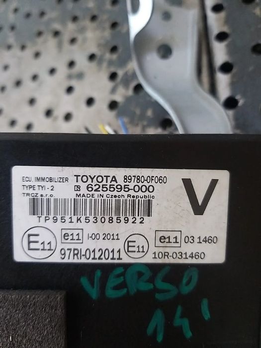 Modul imobilizator 1.6 d toyota verso r2 897800f060