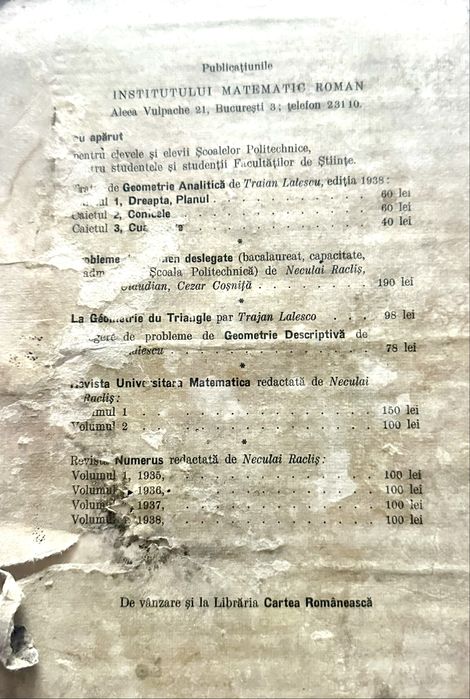 Tratat de geometrie analitică