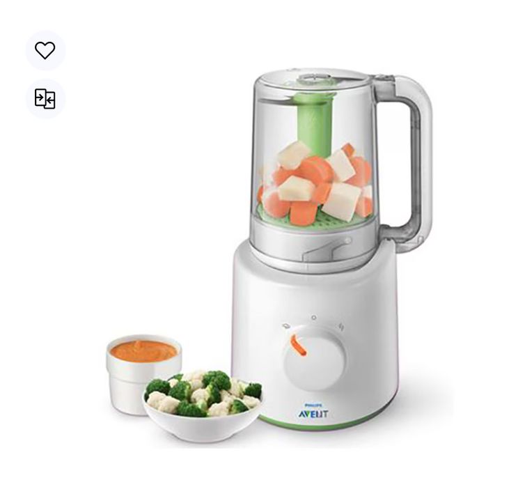 Aparat de gatit 2 in 1 bebe PHILIPS AVENT 200 ml 400 W