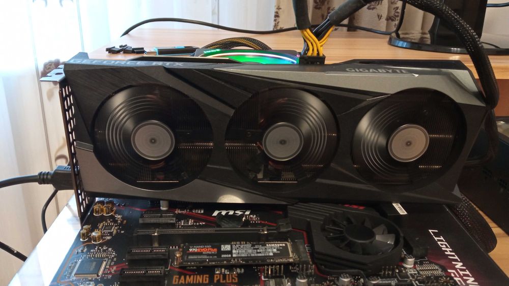 Placa video rtx 3060ti  gigabyte gaming oc