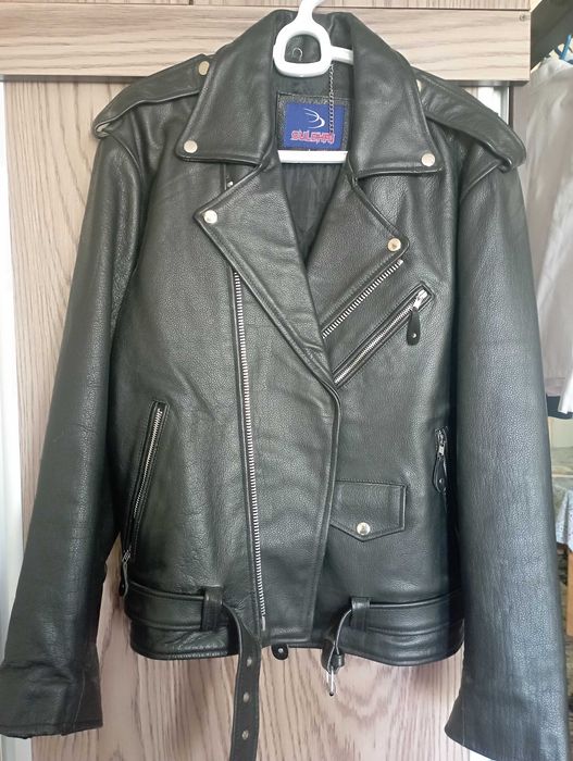 Кожаная куртка-косуха из Америки. Размер L (48-50)