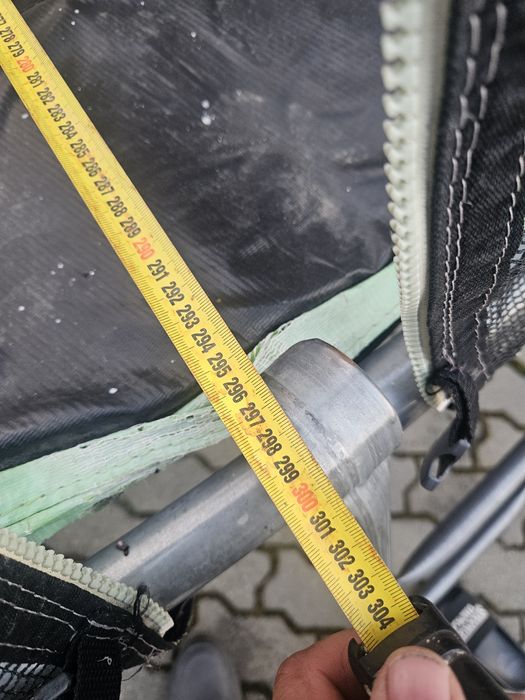 Trambulina Zipro Jump Pro, cu plasa de protectie exterioara, 312 cm