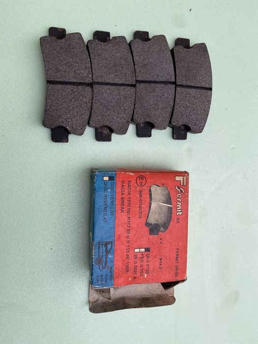 Placute de frana noi Fermit Dacia 1300 1310 solenza supernova papuc