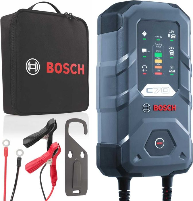арядно устройство за акумулатори Bosch C70, 230 V, 12 V,  10 A