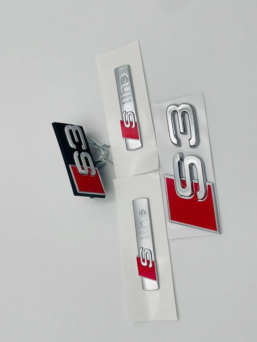 Set embleme compatibile Audi S3 A3 s-line