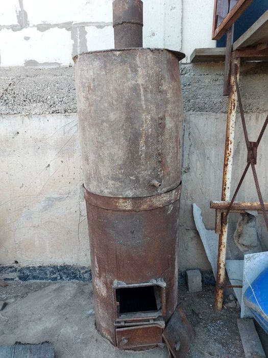 Печь для бани толстостенная новая