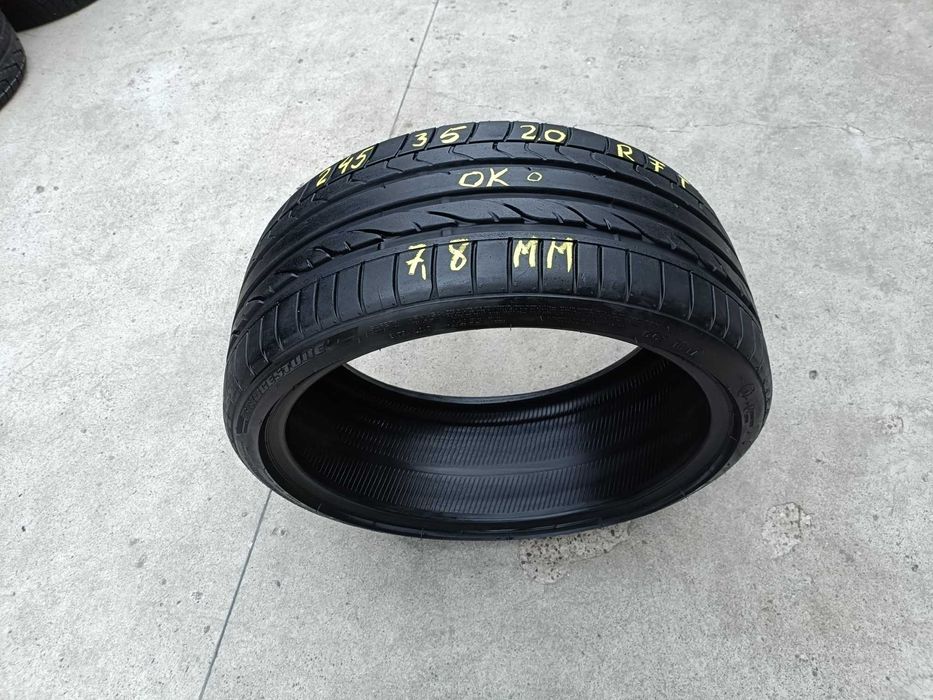 O anvelopa vara 245 35 20 bridgestone potenza S001 run flat 7,8 mm
