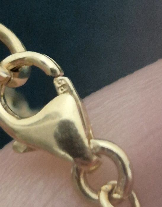 Bratara aur 14 k, 585 cu doua fete