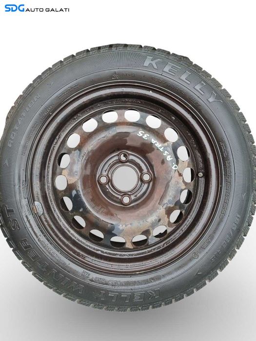 Set 4 Jante Janta Roata Roti Tabla 185 65 15 R15 M+S Opel Astra G 4-prezoane 1998 - 2007 (6JX15H2 ET49) [JNT0027]