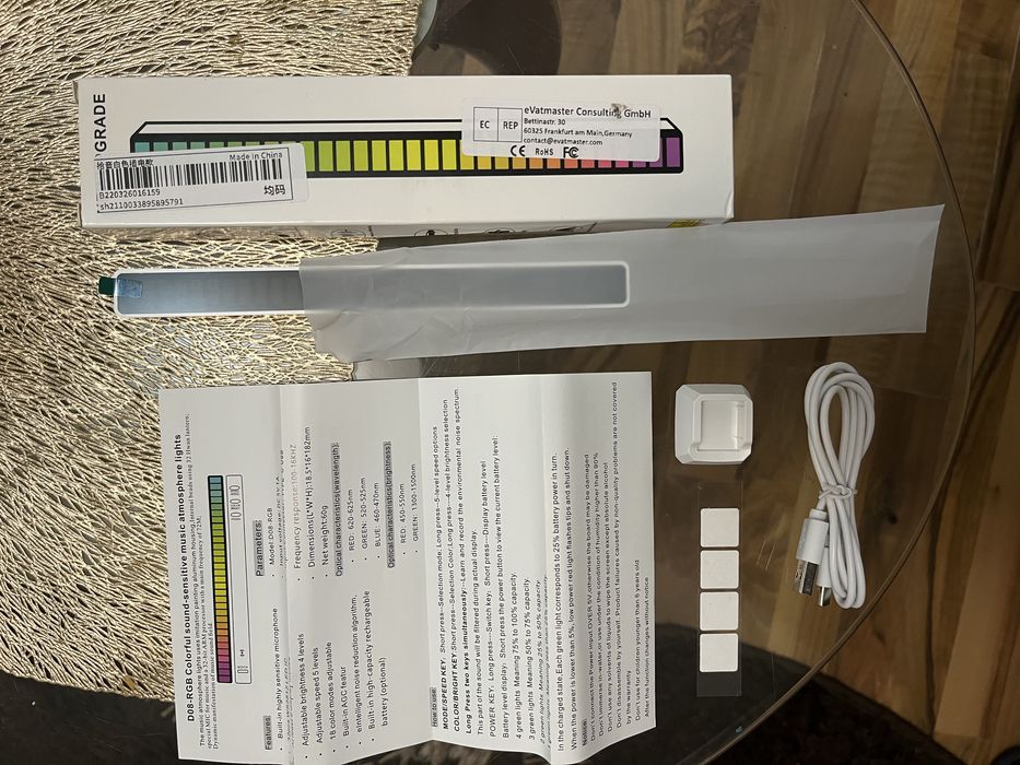 Lumini led ambientale, orga de lumini, vu metru cu led, pentru muzica