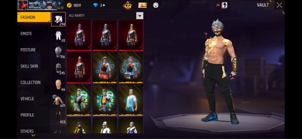 Аккаунт фри фаер