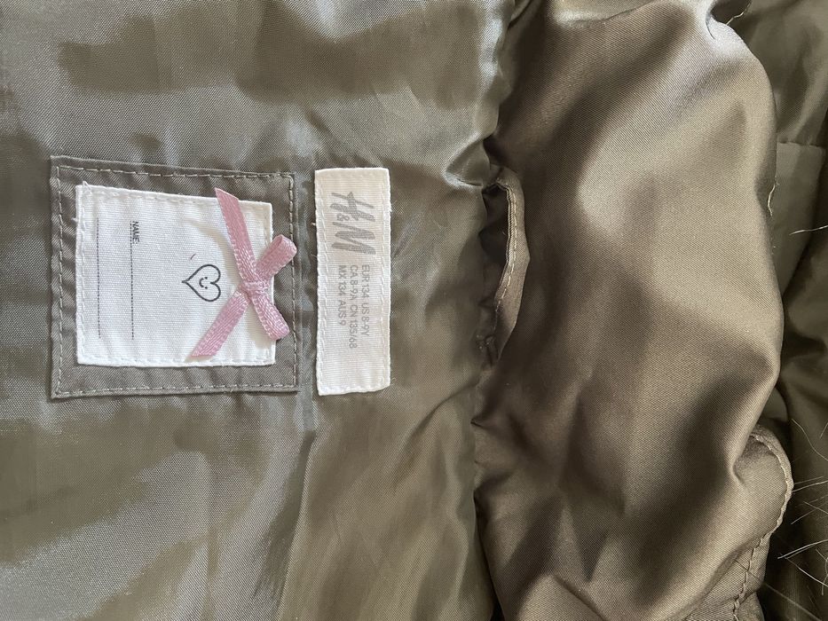 Куртка H&M для девочки зимняя