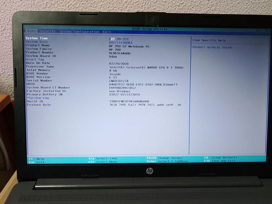 Laptop HP plus geanta transport