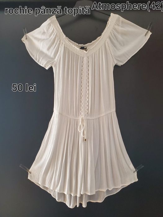 Rochii albe damă M/L( pânză topită)