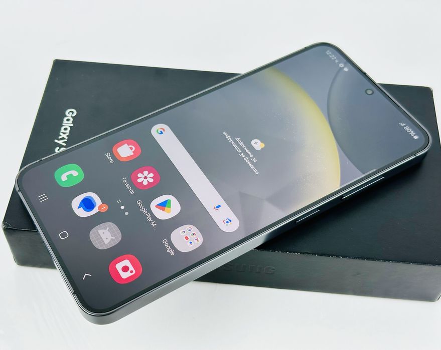 Samsung Galaxy S24 5G 256GB 8RAM Onyx Black Перфектен! Гаранция!