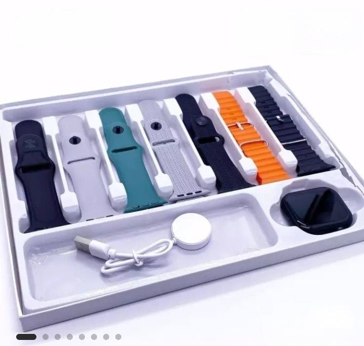 Smart Watch Maixinn Max Series 11, AMOLED ekran, 7 ta remen bilan