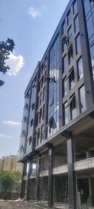 Мойка окон, фасад, ойна йувиш, уборка, чистка, стекломой, Альпинисты,