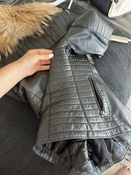 Geaca piele naturala