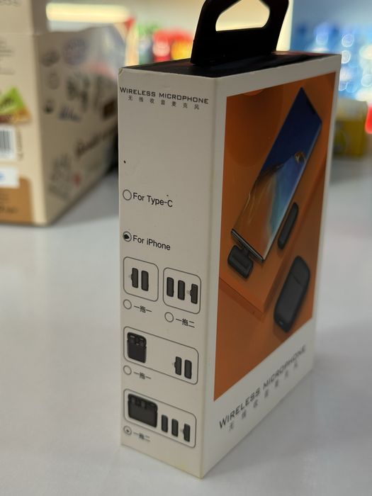 Беспроводной микрофон для iphone lightning разъем