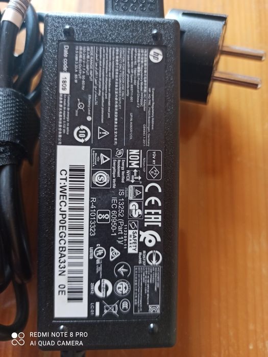 Incarcator original laptop HP Elitebook Probook G1 G2 65W