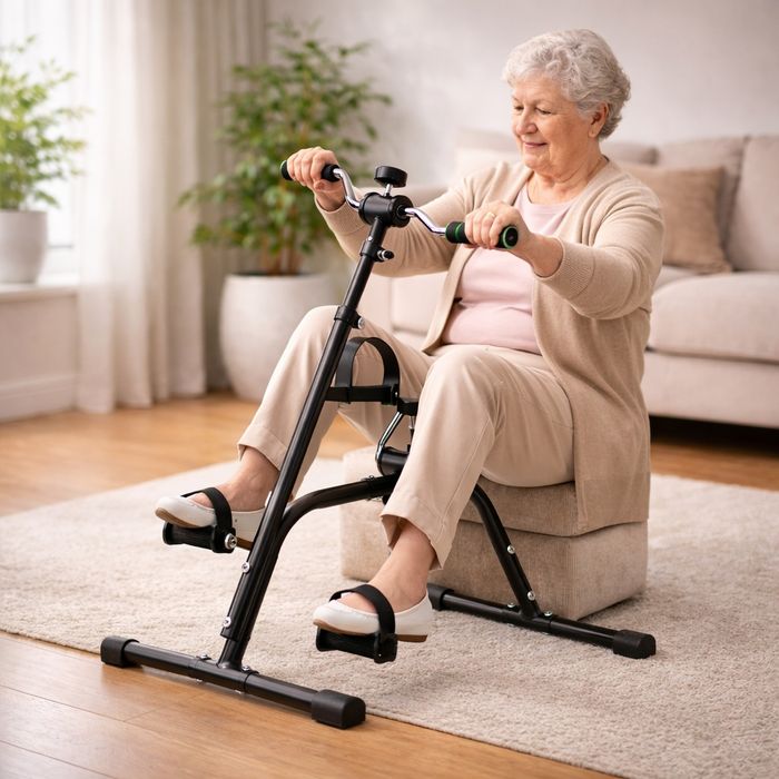 Педальный тренажёр для дома и реабилитации, компактный
