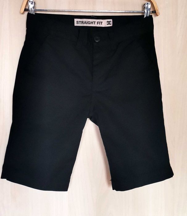 DC Shoes băieți 10 ani pantaloni scurți chino negri Flat Front Skater Shorts black streetwear
