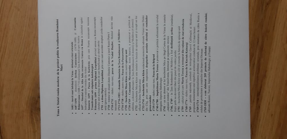 Repere Cronologice Istorie pentru Academia de Politie