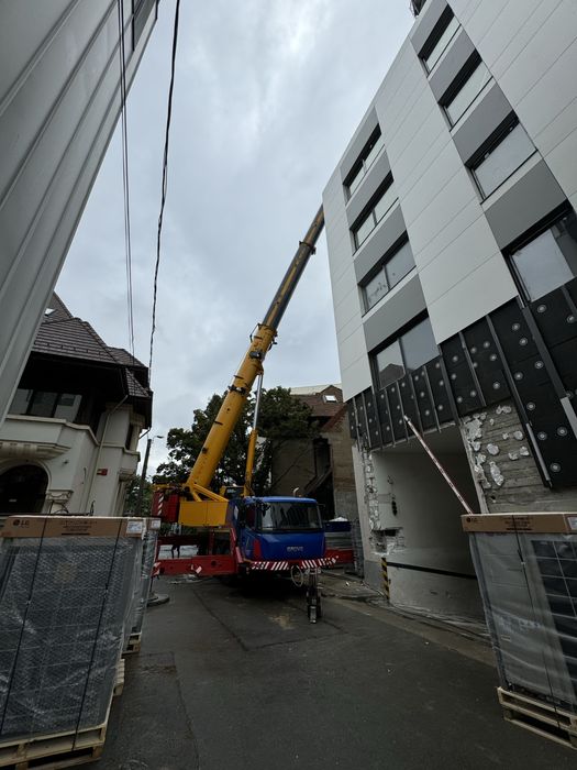 Macara 90t București 400lei/oră Închiriere 300km Proiecte Ireale