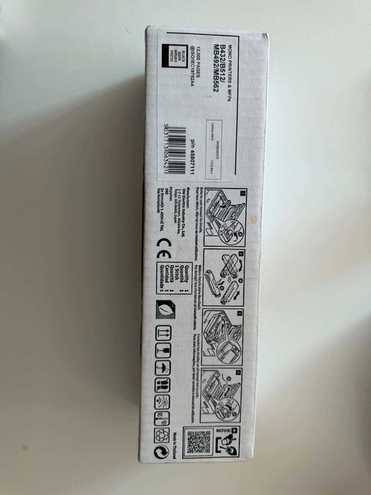Toner OKI 45807111 b432/b512/mb492/mb562 12000 pages