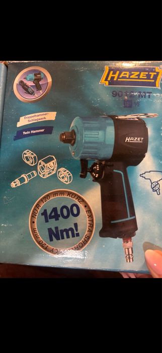 Mecanism de impact cu ciocan dublu Hazet 1400 NM - Nou și neutilizat