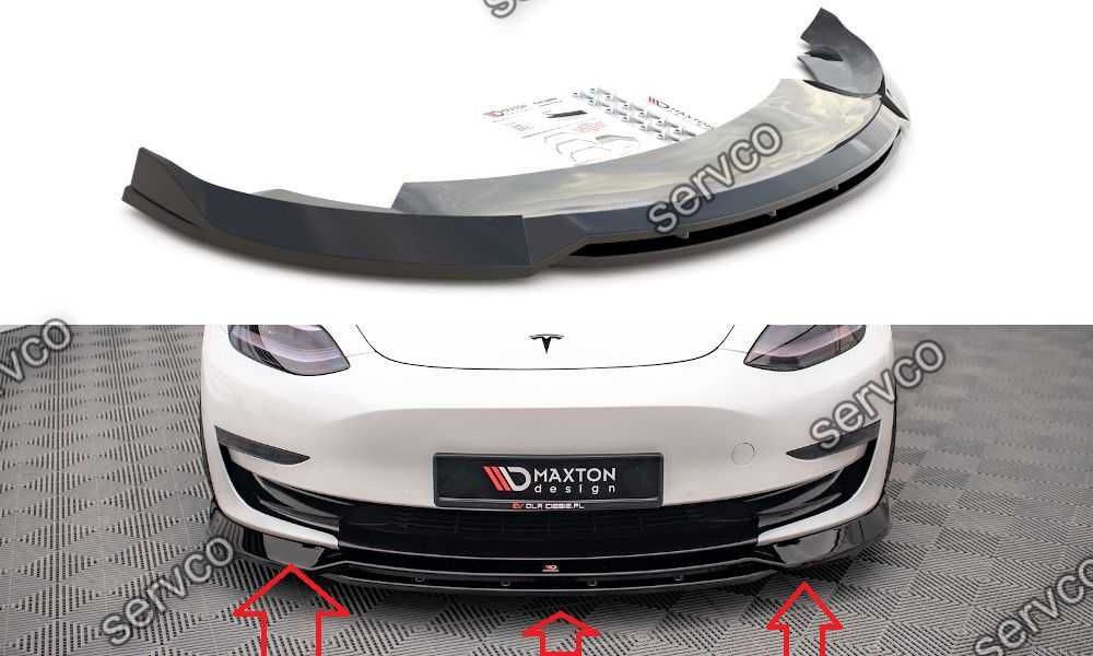 Pachet Body kit tuning Tesla Model 3 2017-2023 v3 - Maxton Design